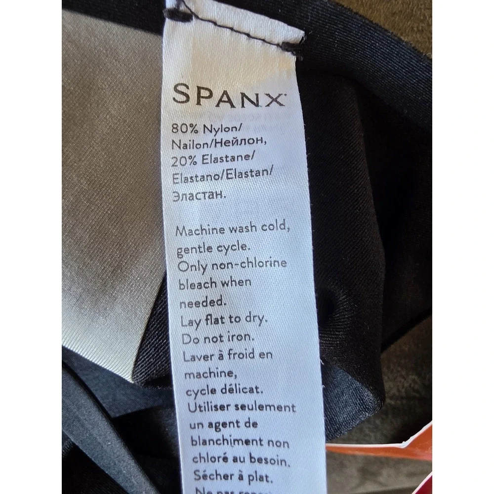 SPANX Shapewear M Black Shaping Short Brief Slimming Body Shaper NWT